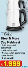 FAKİR STEEL N MORE ÇAY MAKİNESİ ÇELİK